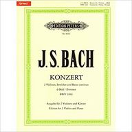 Bach, J. S.: Double Concerto in D Minor BWV1043 +CD (K)