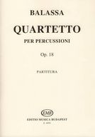 Balassa S: Quartetto Per  Percussion Op. 18. (K)
