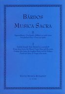 Bárdos L: Musica Sacra II/2 egyneműkarra (K)