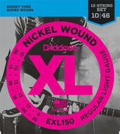 D'Addario EXL 150 (12 húros) húrgarnitúra akusztikus gitárhoz  10-46