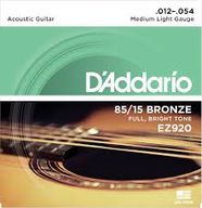 D'Addario EZ920 húrgarnitúra akusztikus gitárhoz  (12-54)