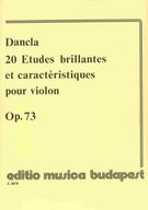 Dancla, C: 20 études brillantes et caractéristiques Op.73. (K)