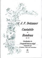 Dotzauer: Cantabile et Rondeau Op. 144. (2 hegedűre, 1 brácsára, 1 bőgőre) (K)
