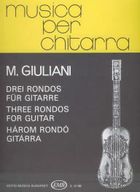 Giuliani, Mauro: Három rondó gitárra
