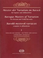 Kállay Gábor: Barokk mesterek variációi 1. szoprán-és altfurulyára