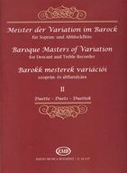 Kállay Gábor: Barokk mesterek variációi 2. szoprán-és altfurulyára