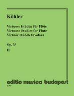 Köhler, Ernesto: Virtuóz etűdök fuvolára 2. Op. 75.