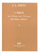 Krebs, Johann Ludwig: 6 trió 2 fuvolára (hegedűre) és basso continuora 2
