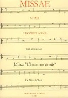 Palestrina, Giovanni P. da: Missa L'homme armé vegyeskarra (K)