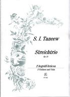 Taneew, S. I.: Vonóstrió Streichtrio Op.21. (2 hegedű, 1 brácsa) (K)