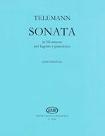 Telemann, G.P: Sonata in Mi minore per fagotto (K)